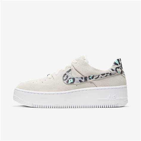 damesschoen met dierenprint nike air force 1 sage low